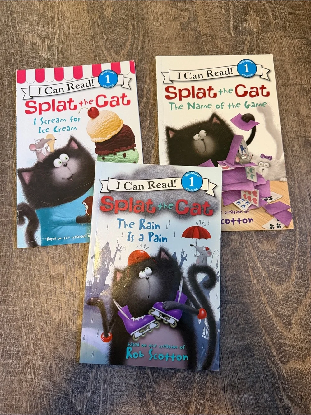 Splat the Cat Early Reader Book Lot - level 1